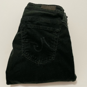 AG Adriano Goldschmied‎ The Legging Super Skinny Hunter Green Corduroy Je…